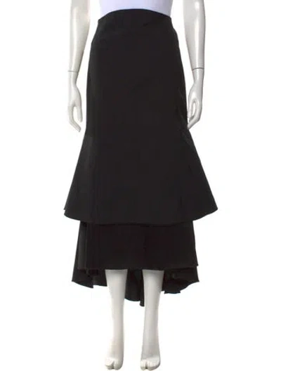 Pre-owned Ellery Long Skirt In Black
