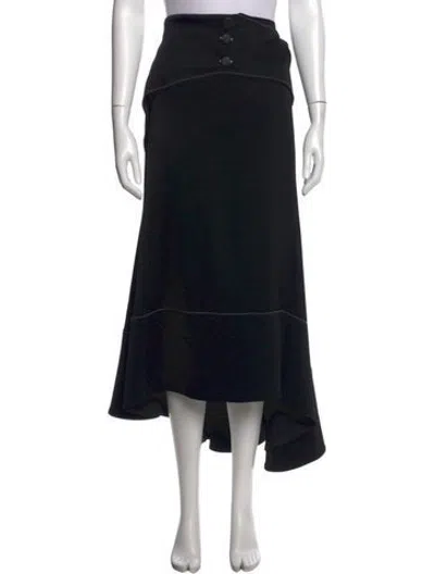 Pre-owned Ellery Long Skirt In Black