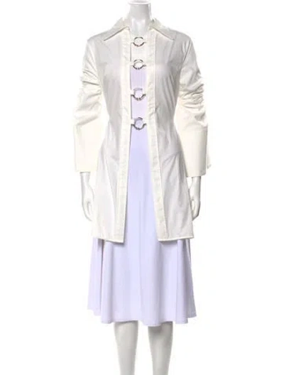 Pre-owned Ellery Long Sleeve Top In White