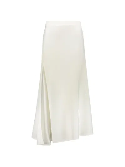 Ellery Midi Dress With Side Slit In White