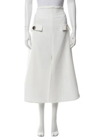 Pre-owned Ellery Midi Length Skirt In Neutral