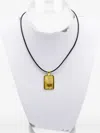 Ellery Scorpio Rectangular-pendant Necklace In Gold