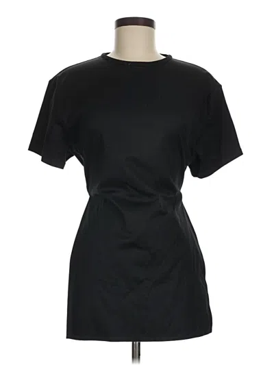 Ellery Short Sleeve Top Black Crew Neck Tops