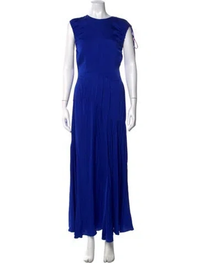 Pre-owned Ellery Silk Long Dress In Blue