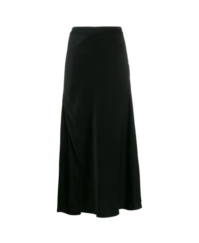 Ellery Slit Draped Skirt In Black