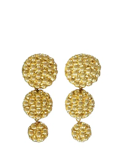 Ellery Spherical-pendant Drop Earrings In Gold