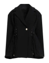 Ellery Woman Coat Black Size 4 Polyester, Polyurethane In Black