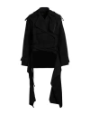 ELLERY ELLERY WOMAN JACKET BLACK SIZE 4 COTTON, CUPRO