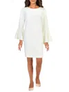 Ellery Womens Bell Sleeve Short Mini Dress In White