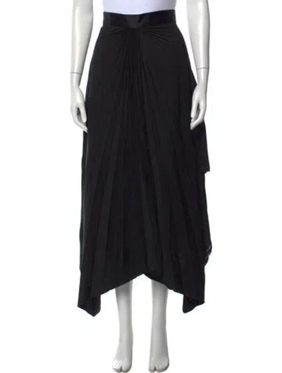 Pre-owned Ellery Wool Long Skirt In Black