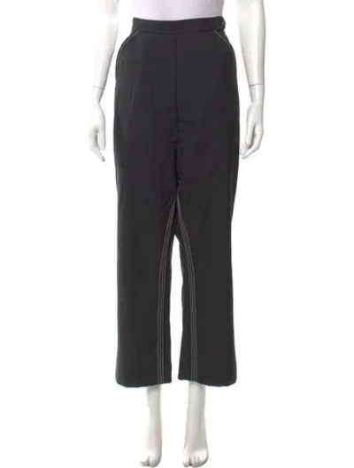 Pre-owned Ellery Wool Wide Leg Pants In Gray