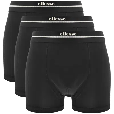 Ellesse 3 Pack Ambria Trunks Black