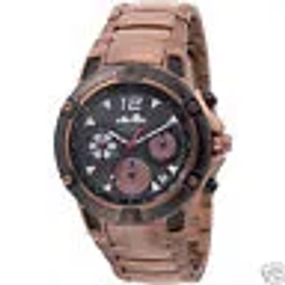 Pre-owned Ellesse 42mm Brown Ip Split Time Chronograph - Msrp$270