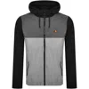 ELLESSE ELLESSE BATTALIO FULL ZIP HOODED JACKET BLACK