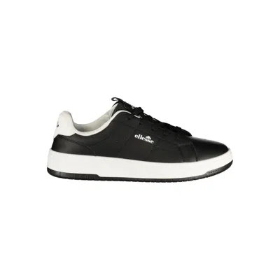 Ellesse Perforated Logo-print Sneakers In Black