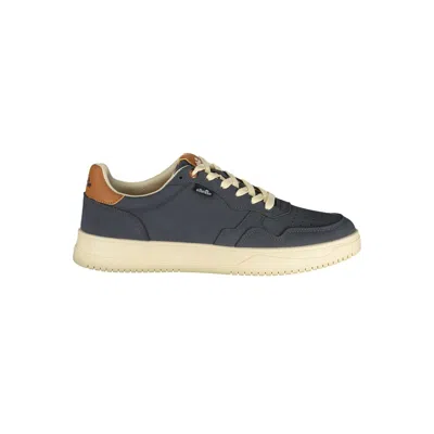 Ellesse Perforated Panelled Sneakers In Blue
