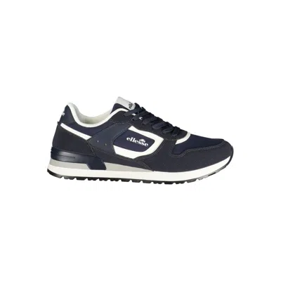 Ellesse Logo-patch Panelled Sneakers In Blue
