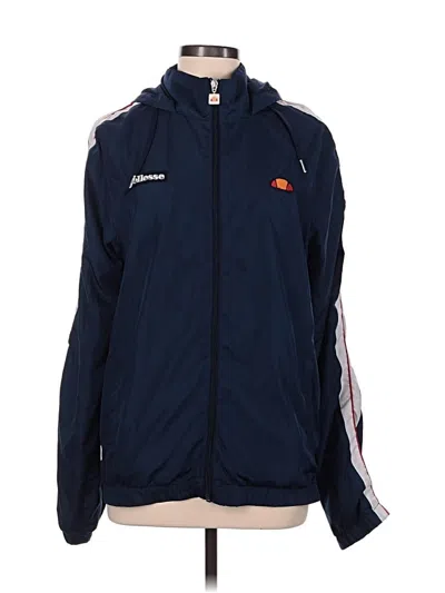 Pre-owned Ellesse Cardigan Sweater In Blue