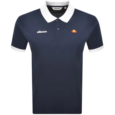 Ellesse Gion Polo T Shirt Navy In Multi