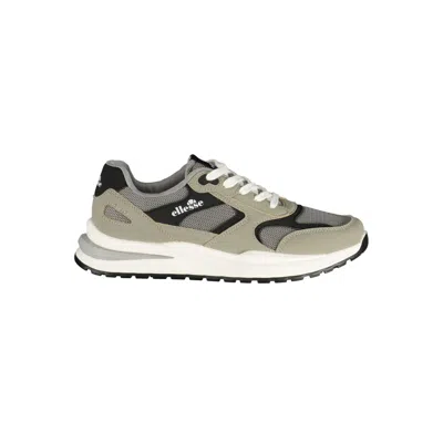 Ellesse Logo-print Panelled Sneakers In Gray