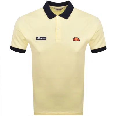 Ellesse Lessepsia Polo T Shirt Light Yellow In Multi