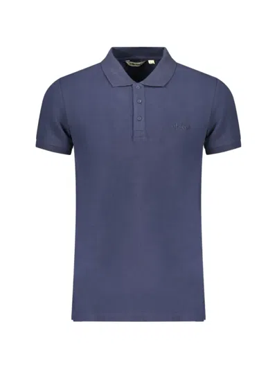 Ellesse Logo-embroidered Polo Shirt In Blue