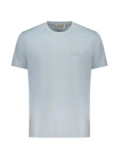 Ellesse Logo-embroidered T-shirt In Gray