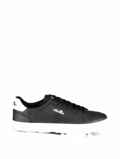 Ellesse Logo-print Lace-up Sneakers In Black