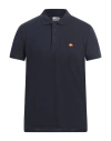 Ellesse Man Polo Shirt Navy Size Xxl Cotton
