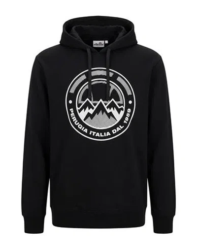 Ellesse Man Sweatshirt Black Size L Cotton, Polyester