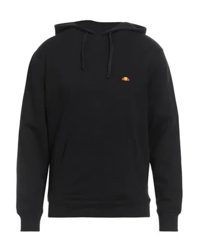 Ellesse Man Sweatshirt Black Size Xxl Cotton, Polyester