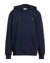 Ellesse Man Sweatshirt Midnight Blue Size 44 Cotton, Polyester