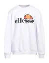 Ellesse Man Sweatshirt White Size Xl Cotton, Polyester