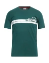 Ellesse Man T-shirt Emerald Green Size S Cotton