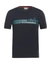 Ellesse Man T-shirt Midnight Blue Size S Cotton In Blue