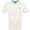 Ellesse Medunitos T Shirt Off White In White