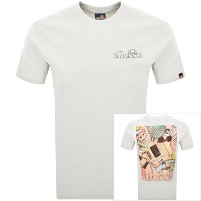 Ellesse Memoralia Logo T Shirt White