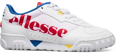 Pre-owned Ellesse Men's  Tanker Lo Og (2020) Sneakers In White/red/blue In Multi
