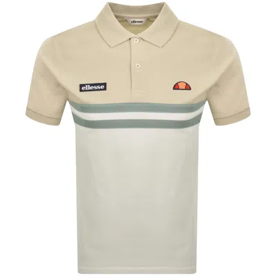 Ellesse Muccia Polo T Shirt Beige In Neutral