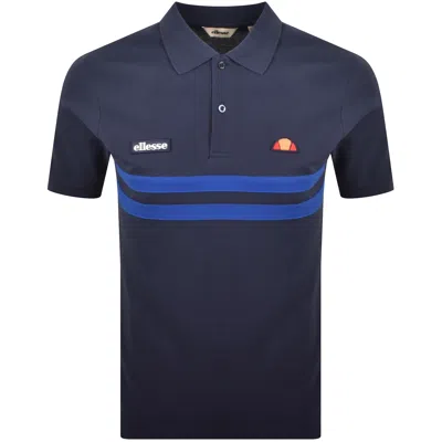 Ellesse Muccia Polo T Shirt Navy In Blue