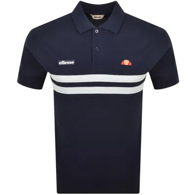 Ellesse Muccia Polo T Shirt Navy In Blue