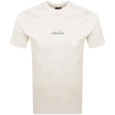 Ellesse Ollio Logo T Shirt Off White