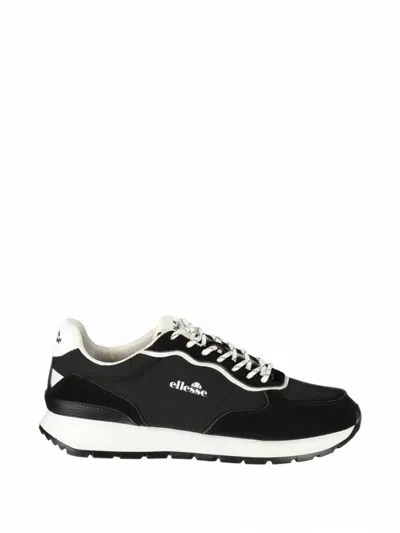 Ellesse Panelled Low-top Sneakers In Black