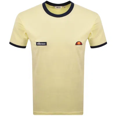 Ellesse Ringetto T Shirt Light Yellow In Neutral