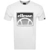 Ellesse Shader Logo T Shirt White In White