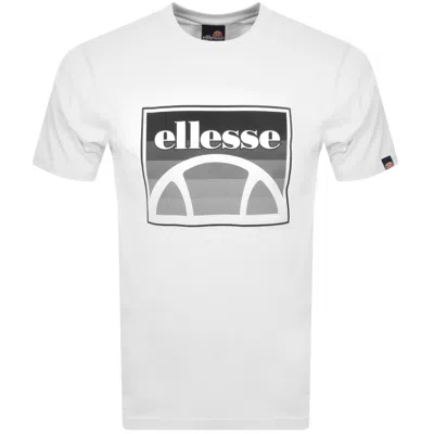 Ellesse Shader Logo T Shirt White
