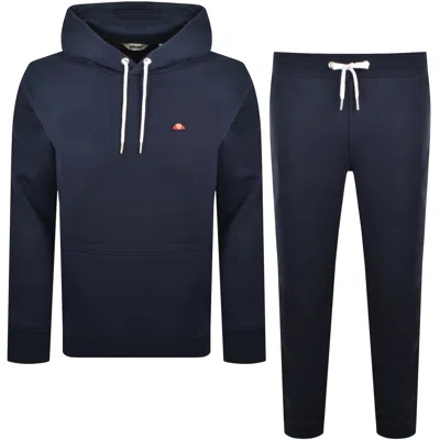 Ellesse Traccota 2 Hooded Tracksuit Navy In Blue