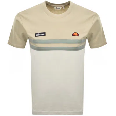 Ellesse Venire T Shirt Beige In Multi