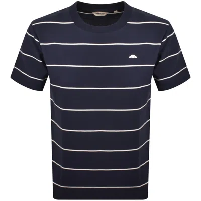 Ellesse Verri Pique T Shirt Navy In Blue