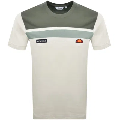 Ellesse Vignola T Shirt Khaki In White